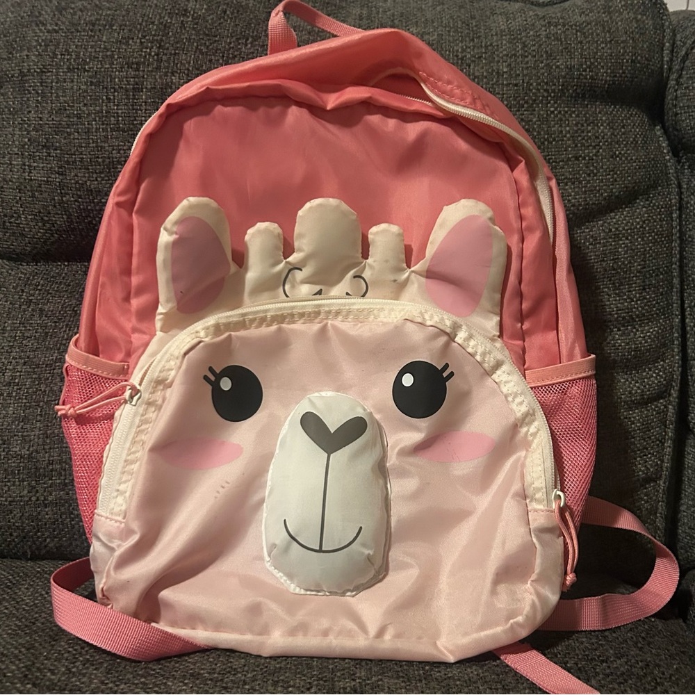 Firefly Outdoor Gear Izzie The Llama Pink Kids Backpack 15L